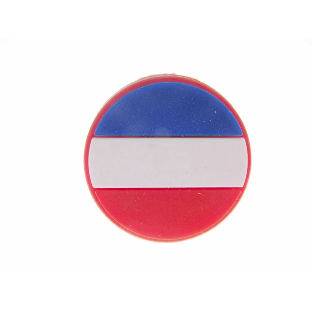 10 PCS Silicone Tennis Racket Vibration Dampeners Round Shape National Flag Pattern Tennis Racquet Absorbers Tennis Racket