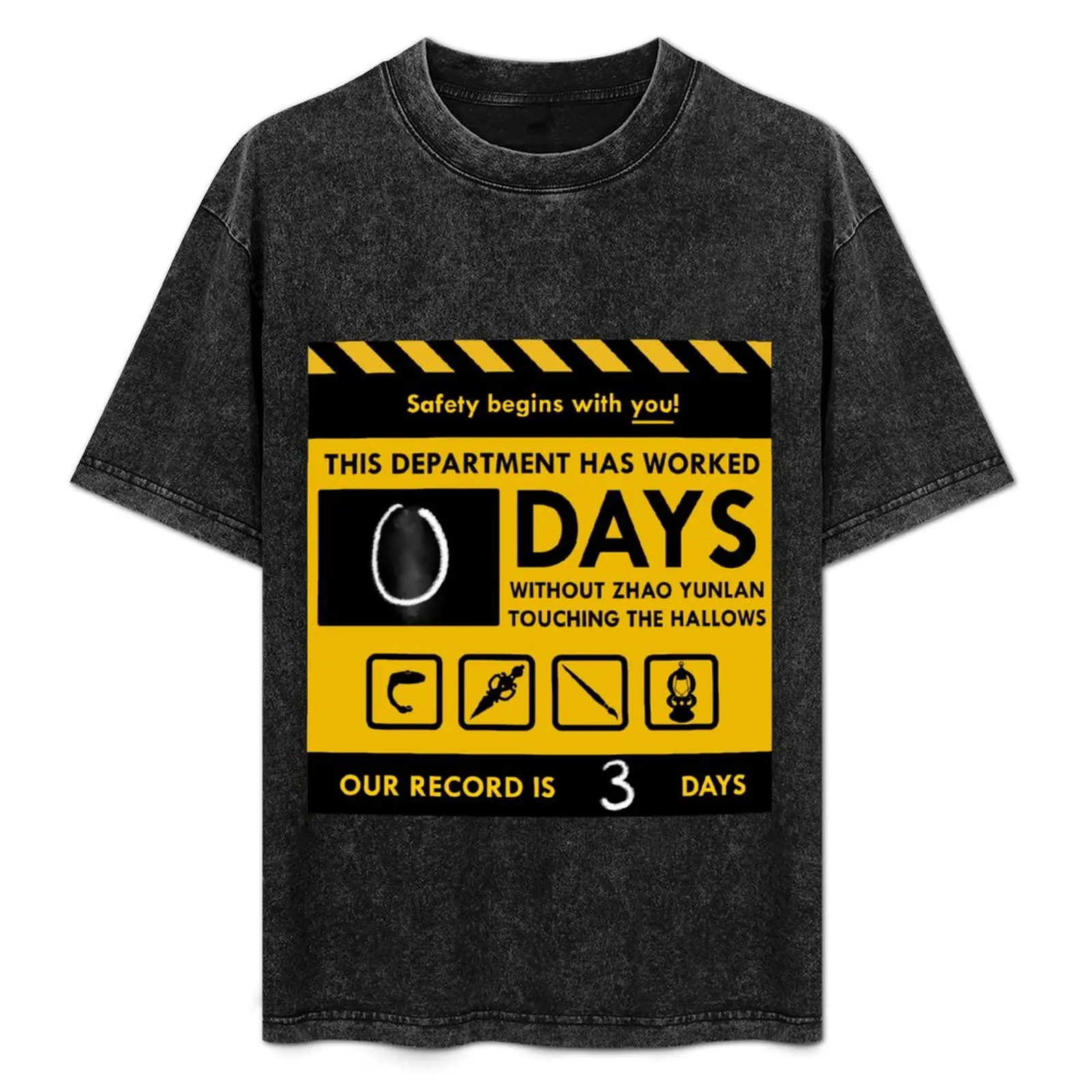 

Guardian SID/SIU Work Safety Sign: Zhao Yunlan vs. the Hallows T-Shirt Breathable Gym Short Sleeve T-Shirt