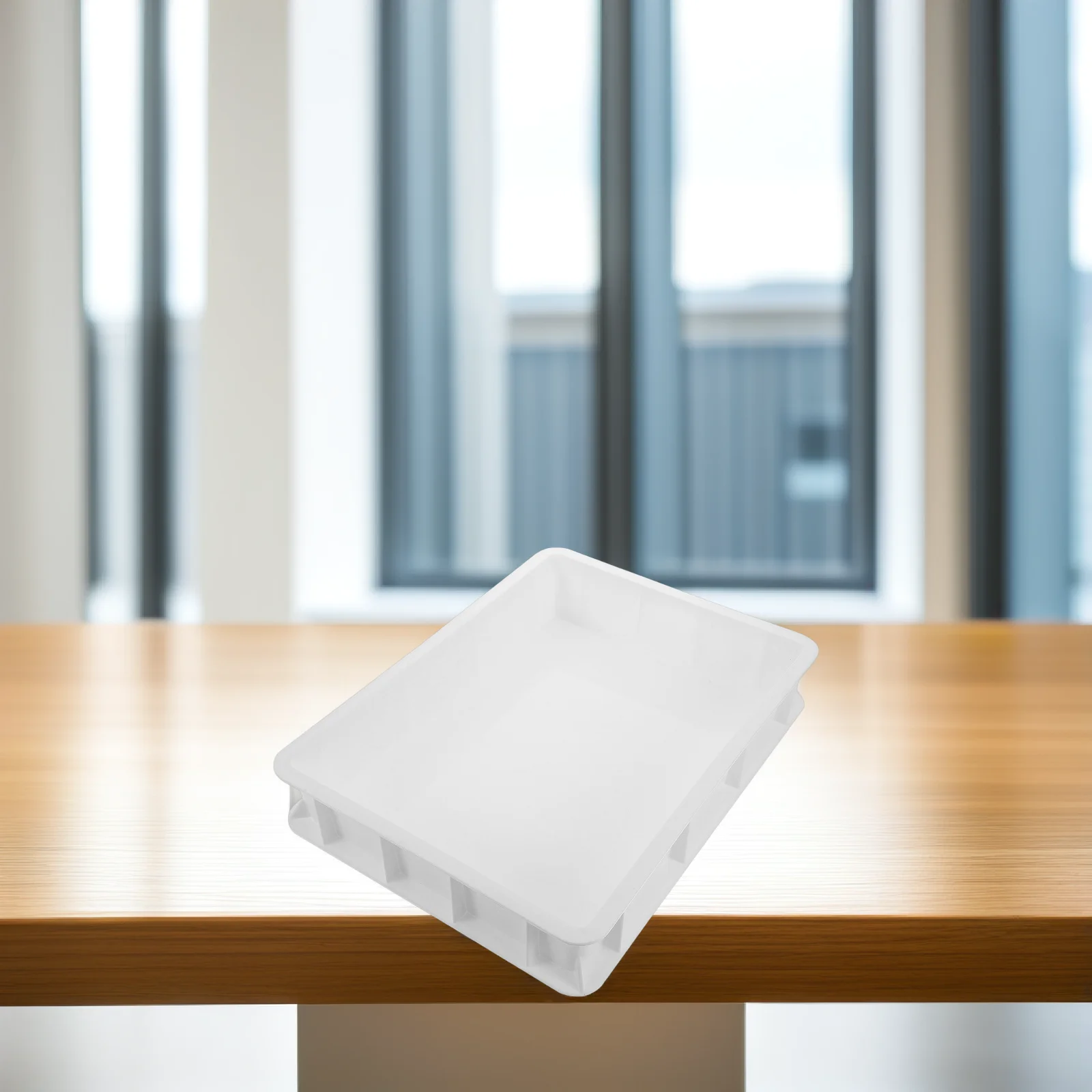 

Pizza Dough Container with Lid Stackable Tray Proofing Storage Proofer for Home