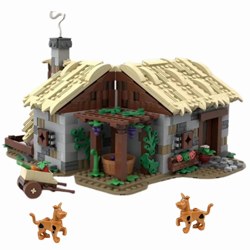 

MOC Architecture Village Farmhouse Cabin Dogs Ideas Model Building Blocks Kit Toys for Children Kids Gifts Toy 619CS Bricks