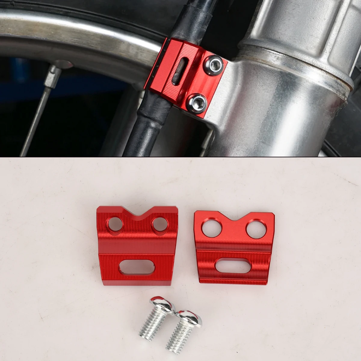 

Motorcycle Front Brake Hose Fixing Bracket For HONDA 125 150 250 300 450 R X L RX RL 1997 2004 2007 2013 2017 2019 2021 22-23