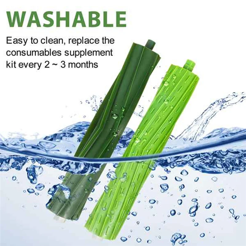 ABUD-For Irobot Roomba I7 I7+ I6 I6+ I3 I3+ I8 I8+ I4 I4+ I5 I5+ I2 I2+ I1 I1+ I E فرشاة جانبية دوارة مفرغة فلتر HEPA