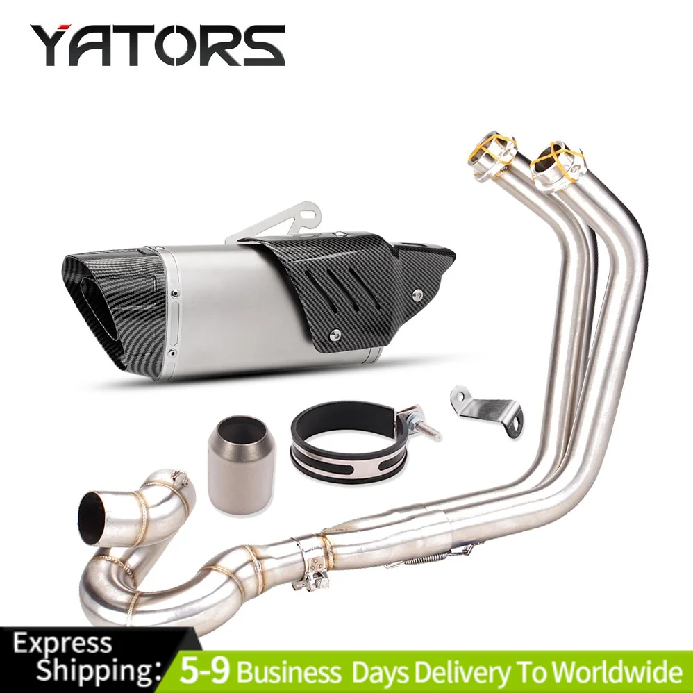 

Full Exhaust System Header Pipe For Kawasaki 650 Series 2012-23 Ninja Z650 ER6N Exhausts Pipes