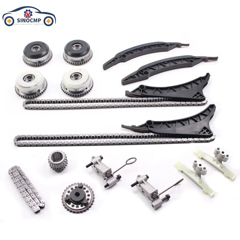 N63B44A S63B44A N63M20A New Timing Chain Kit Camshaft VVT Gear Set For BMW 550i 750i X5 X6 F10 E70 E71 4.4L V8 DOHC TURBOCHARGED