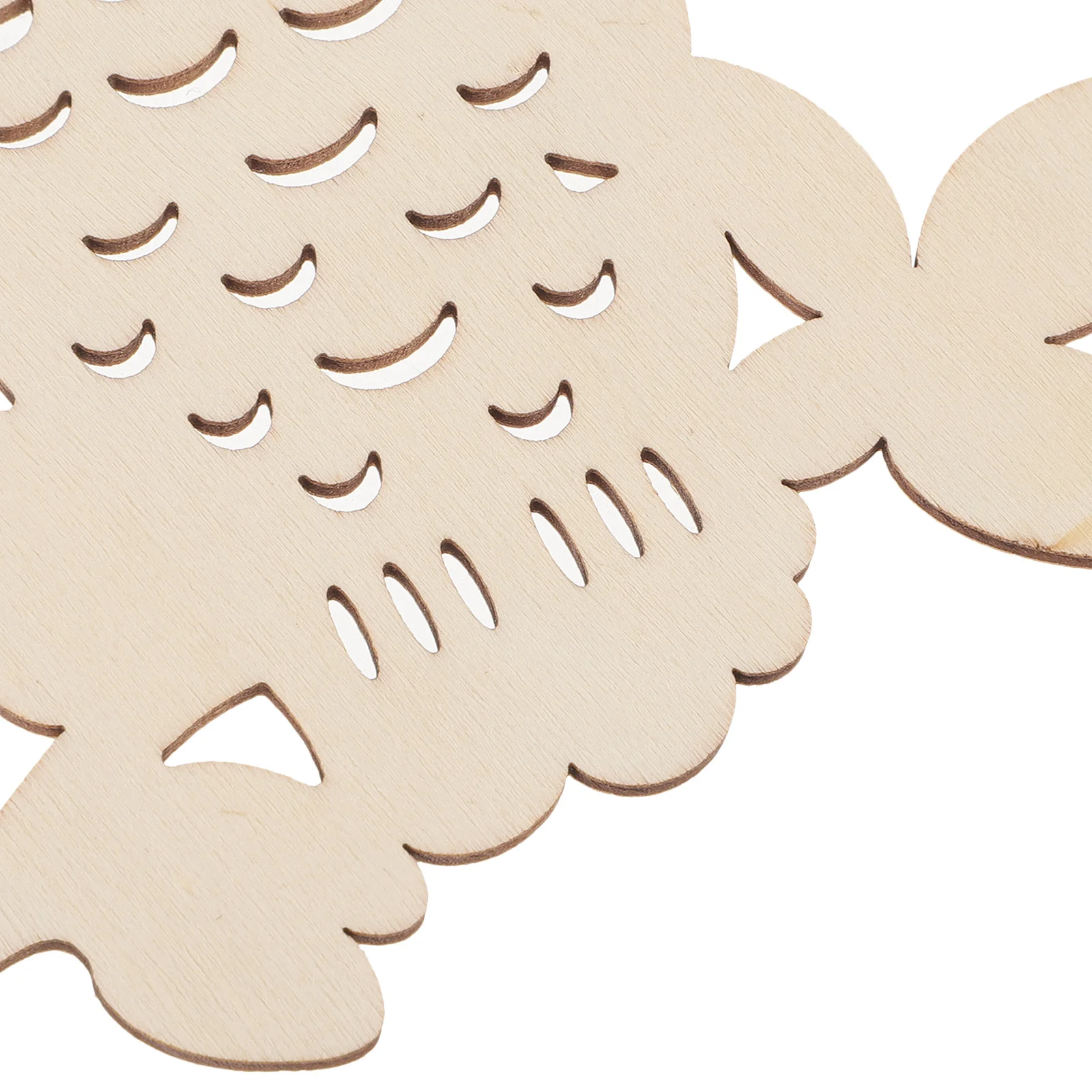 

1 set Owl Wood Cutouts Unfinished Natural Wooden Slices For Diy Crafts Halloween Decorations Rattan Rope Hanging Ornaments