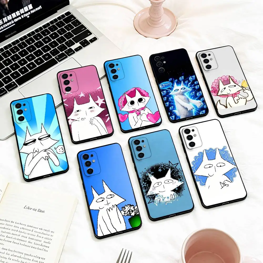 Cartoon M-Meme House Of P-Puso   Phone Case For Samsung S 25,24,23,22,30,21,10,9,Ultra,Plus,Lite,FE,4,5 G Soft Black Case