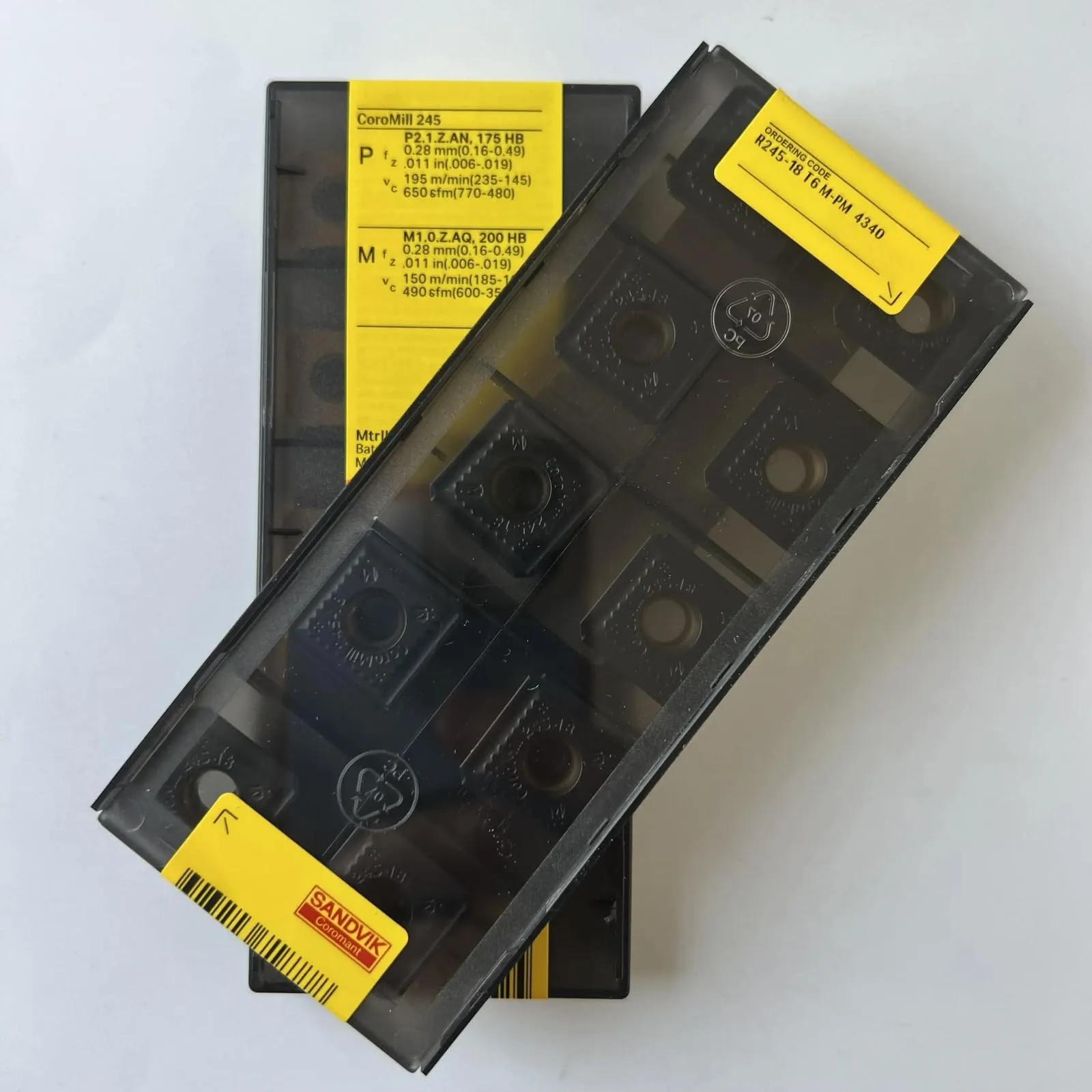 

Оригинальный SANDVIK/R245-18T6M-PM 4340/лезвие с ЧПУ из твердого сплава, 10 шт.