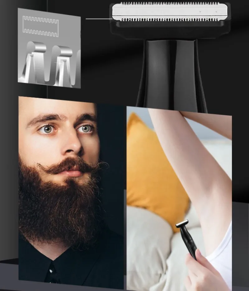 Kemei 114 Electric Shaver Waterproof Razor 3 In 1 Nose Ear Beard Pubic Hair Trimmer Body Ball Groomer Multifunction Men Grooming