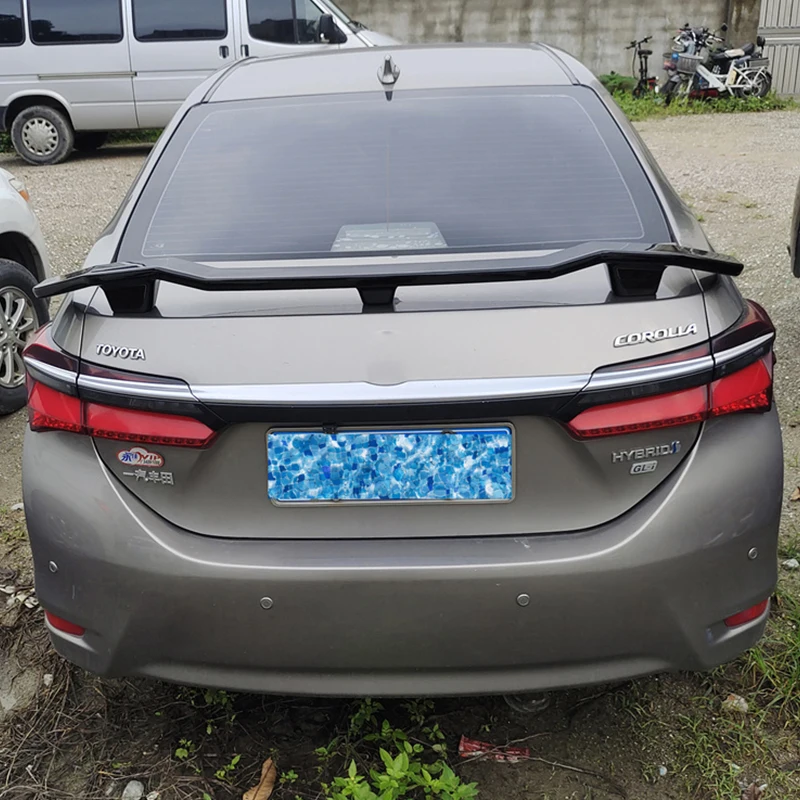 

Для Toyota Corolla 2014-2018 GT спойлер крыло багажник автомобиля ABS материал задняя хвостовая губа декоративные аксессуары комплект кузова