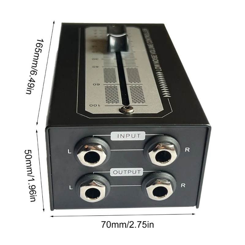 DX62 Controlador volumes metal audição personalizável Ferramenta ajuste som preciso