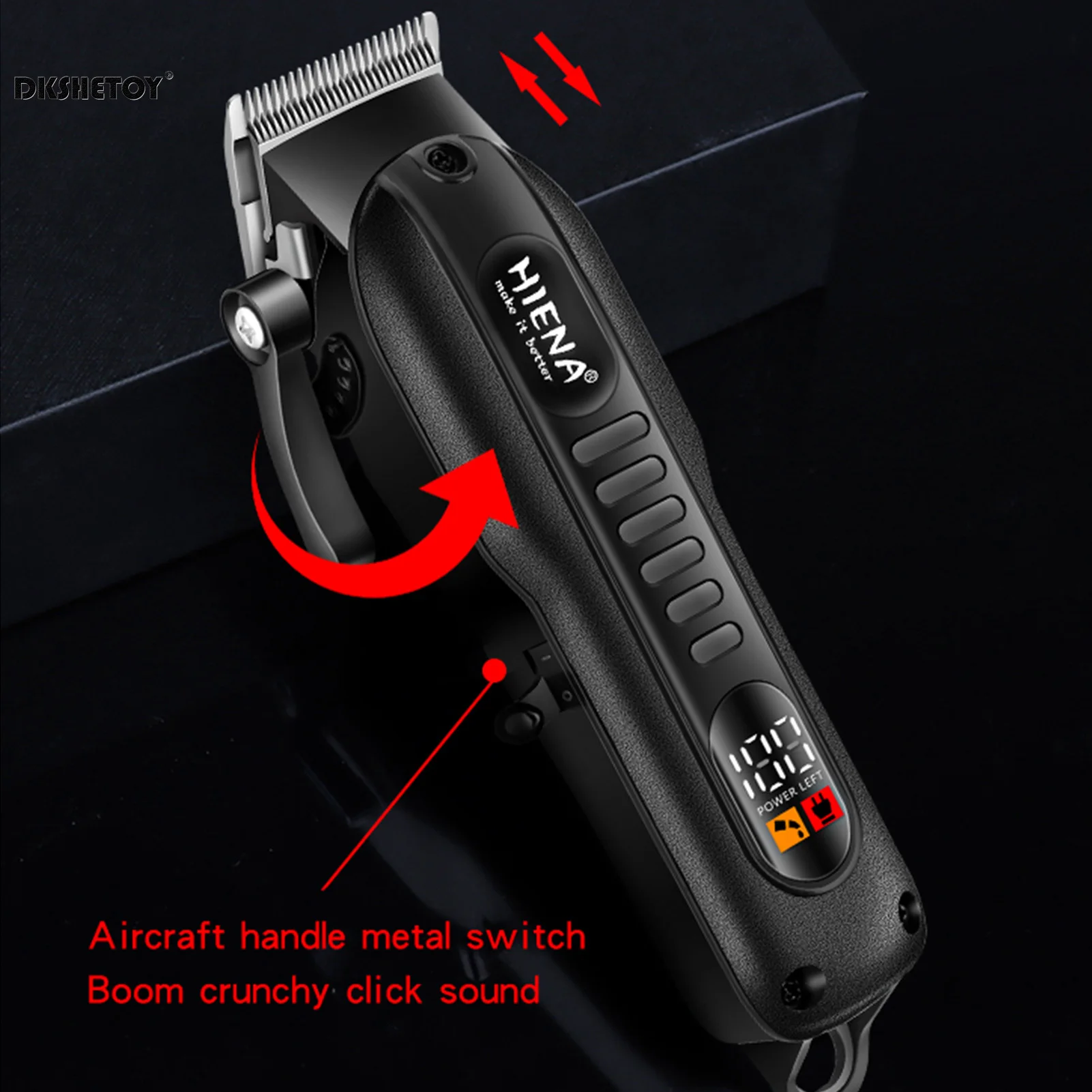 HIENA Professional Barber hair Clippers HYN-222 Low Noise Electric Clipper home appliance hair cutting Wet And Dry haircut