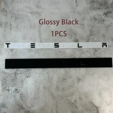 1PCS Chrome Logo Car Rear Tailgate Sticker Emblem MODEL 3 S X Y accessories Badge Decal 8 best sales toyota logo black - №4