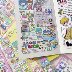 Cartoon stickers cute decorative DIY girl stickers