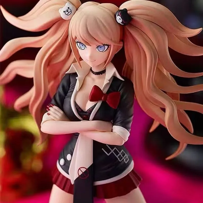 

18cm Anime Enoshima Junko Figurine Game Danganronpa Trigger Happy Havoc Junko Action Figures PVC Collection Model Toys Doll Gift