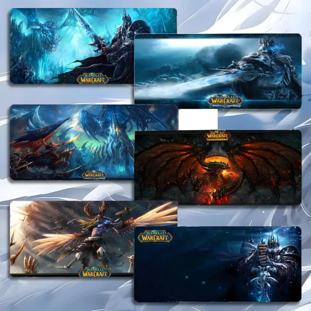 Game MMORPG World of Warcraft Mouse Pad Mousepad Large Gaming LockEdge Thickened PC Table Desk Mat