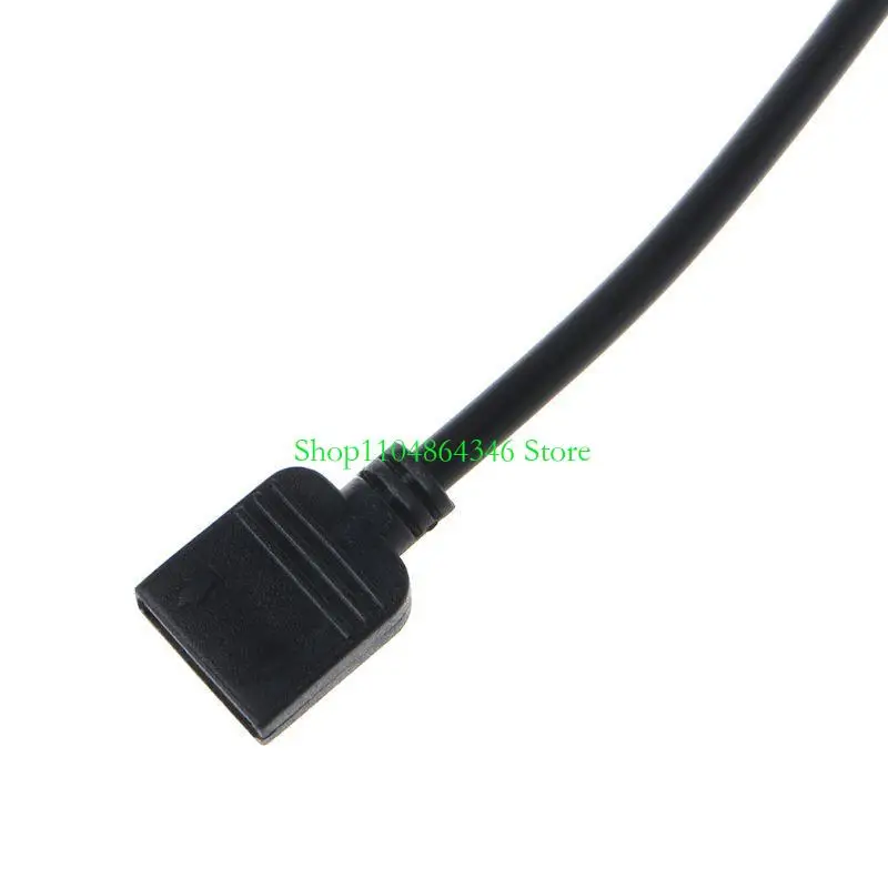 5asd 5V 3Pin RGB Splitter Cable CPU Cooler Extension Cable Connector Adapter Cord Wire PC Fan Power Extension Cable Converter