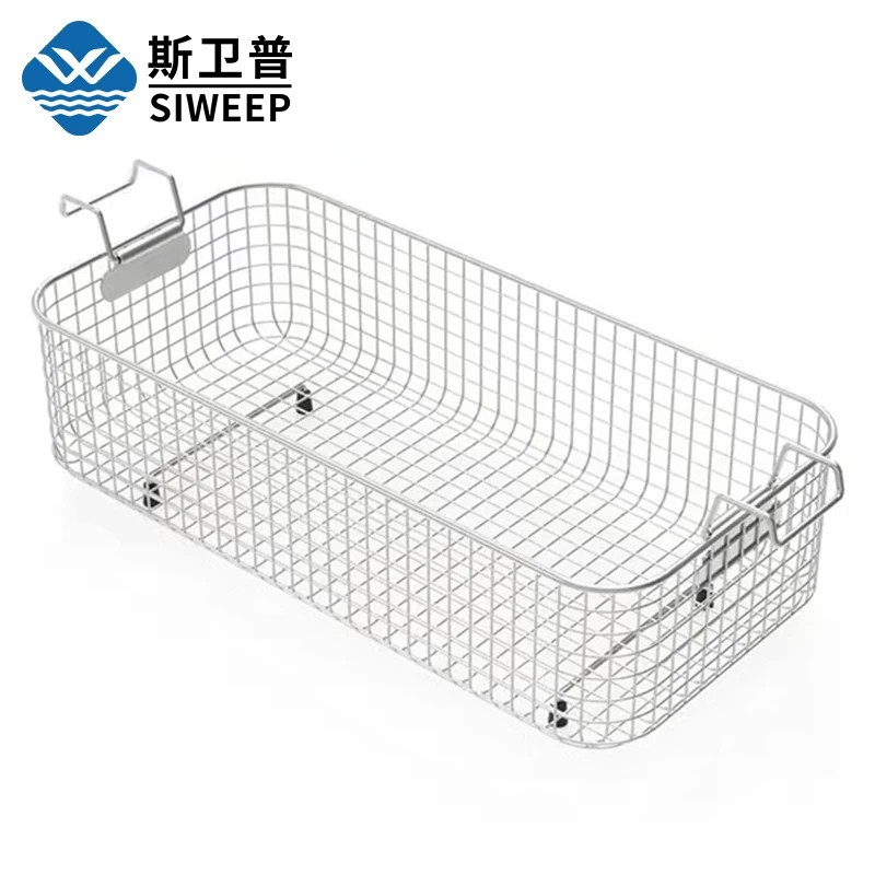 

SUS304 Cleaning Basket 0.8L - 30L Ultrasonic Cleaner Basket Auto Metal Parts Tools Degrease Washing Machine Replacement Basket