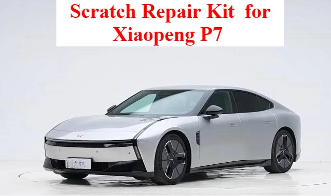 Car Touch up Scratch Pen Adapter for Xiaopeng P7 Paint Fixer Moonlight Silver P5 Dark Night Black G3 Cold  Gray Car XPeng P7