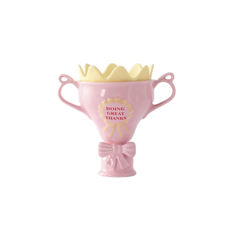 

Керамические кружки Queen Trophy, кофейная кружка, чай с молоком, офисные чашки, посуда для напитков, лучший подарок на день рождения
