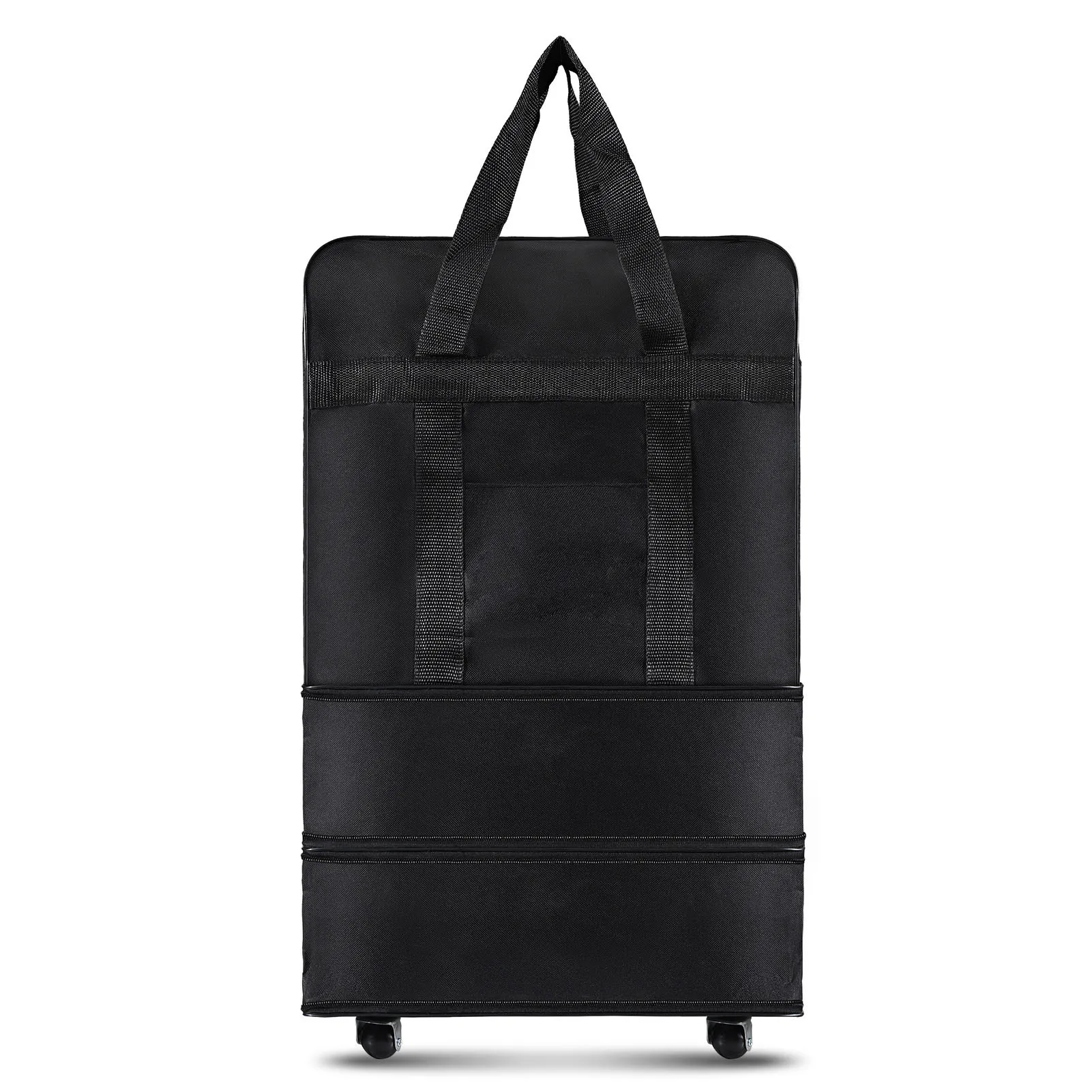 Maleta plegable expandible Bolsa de equipaje de viaje con ruedas plegable para hombres y mujeres