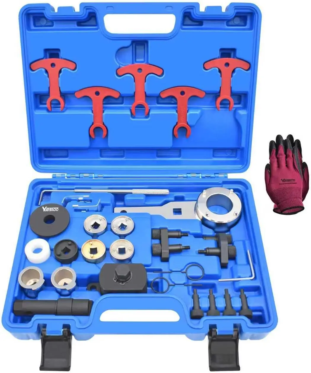 

EA888 1.8 2.0 TSI TFSI Engine Camshaft Crankshaft Timing Tool Kit, Compatible with Audi VW VAG 2006-2018, 29 Pcs