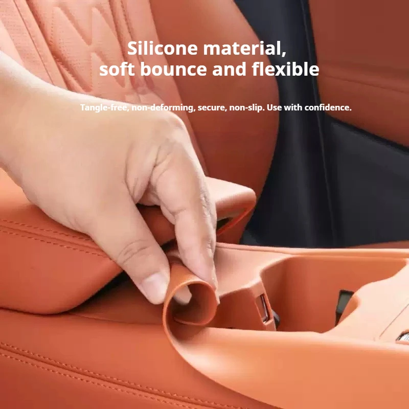 For BYD Sealion 7 Sea Lion 07 EV Car Silicone Protective Cover for Central Control Anti Slip Storage Pad Car Modify Accessories
