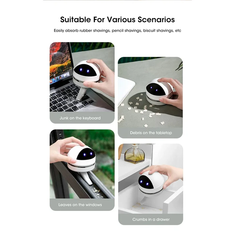 

M18K-Настольный беспроводной пылесос, настольный пылесос для клавиатуры для домашнего офиса, рабочего стола