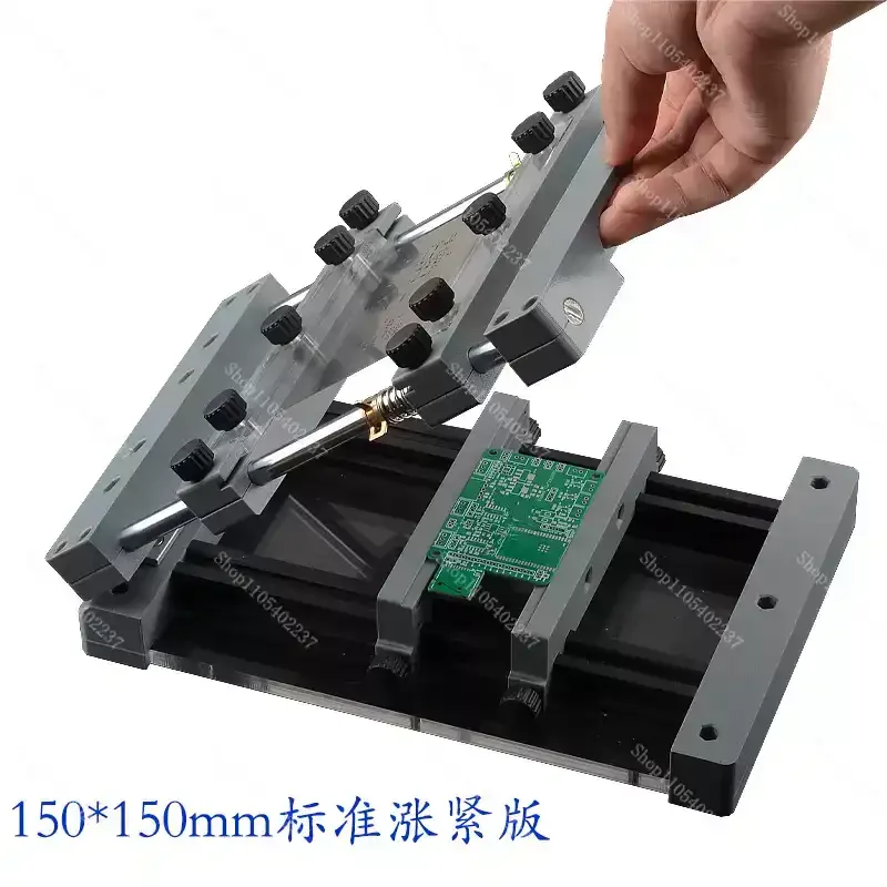 Manual Desktop SMT Solder Paste Screen Printer PCB Stencil 250x250mm Precision Prototyping
