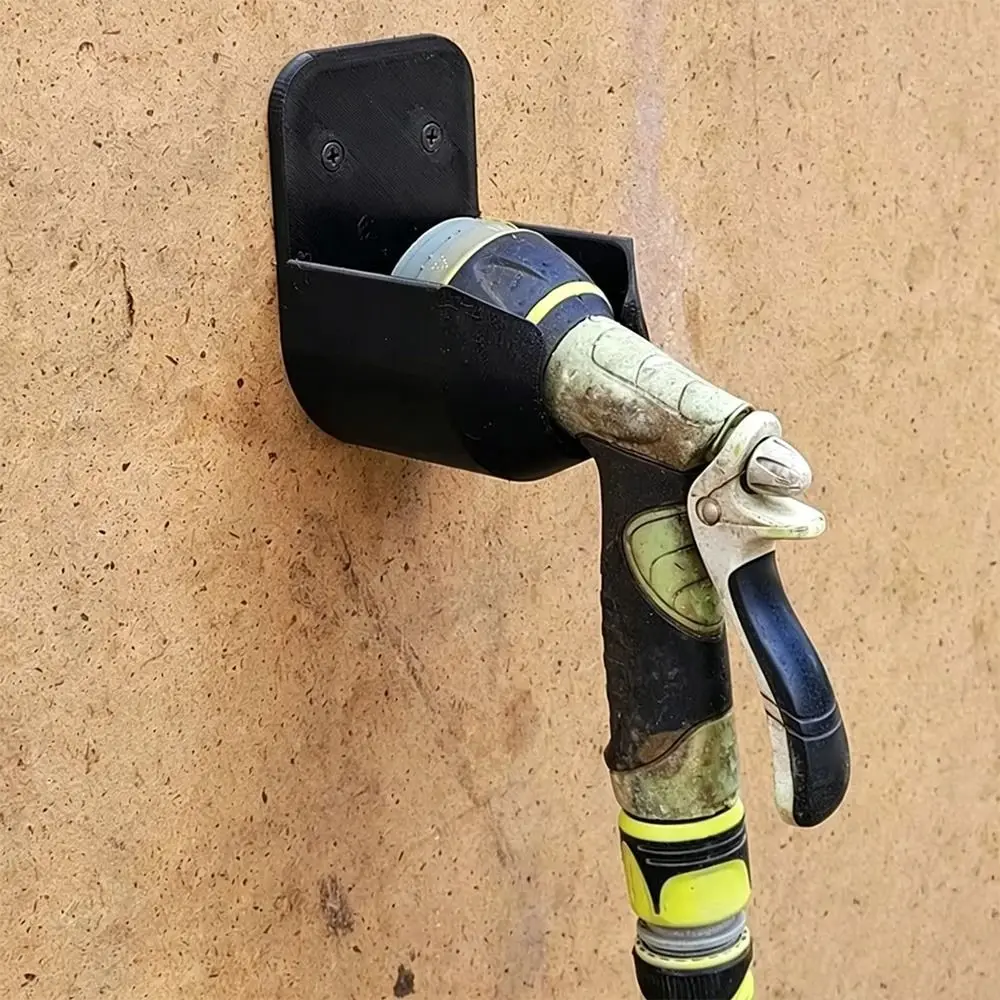 Plastic Garden Hose Spray Holder Nozzle Storage Easy Installation Hose Head Placement Rack Wall Mounted Wall Mount Holder