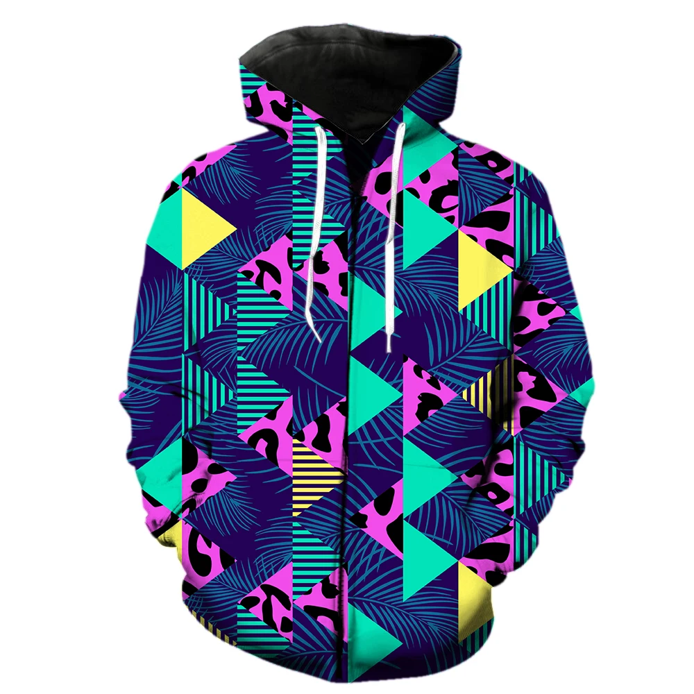 

Animal Abstract Texture Men's Zipper Hoodie Oversized Funny With Hood Jackets Teens Tops Cool Long Sleeve Unisex Hip Hop Fashion