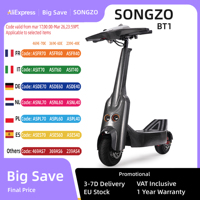 SONGZO BT1 11 inch electric scooter 5600W adult electric scooter top speed 80KM/H 60V 30AH lithium battery