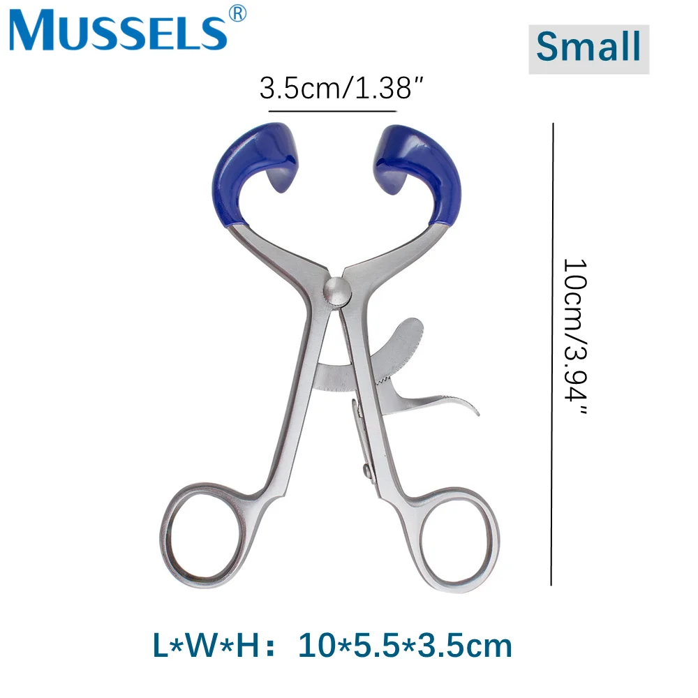 Stainless Steel Oral Cheek Lip Retractor Dental Mouth Opener Gag Plier Clamp Surgery Expander Orthodontic Dentist Exam Spreader