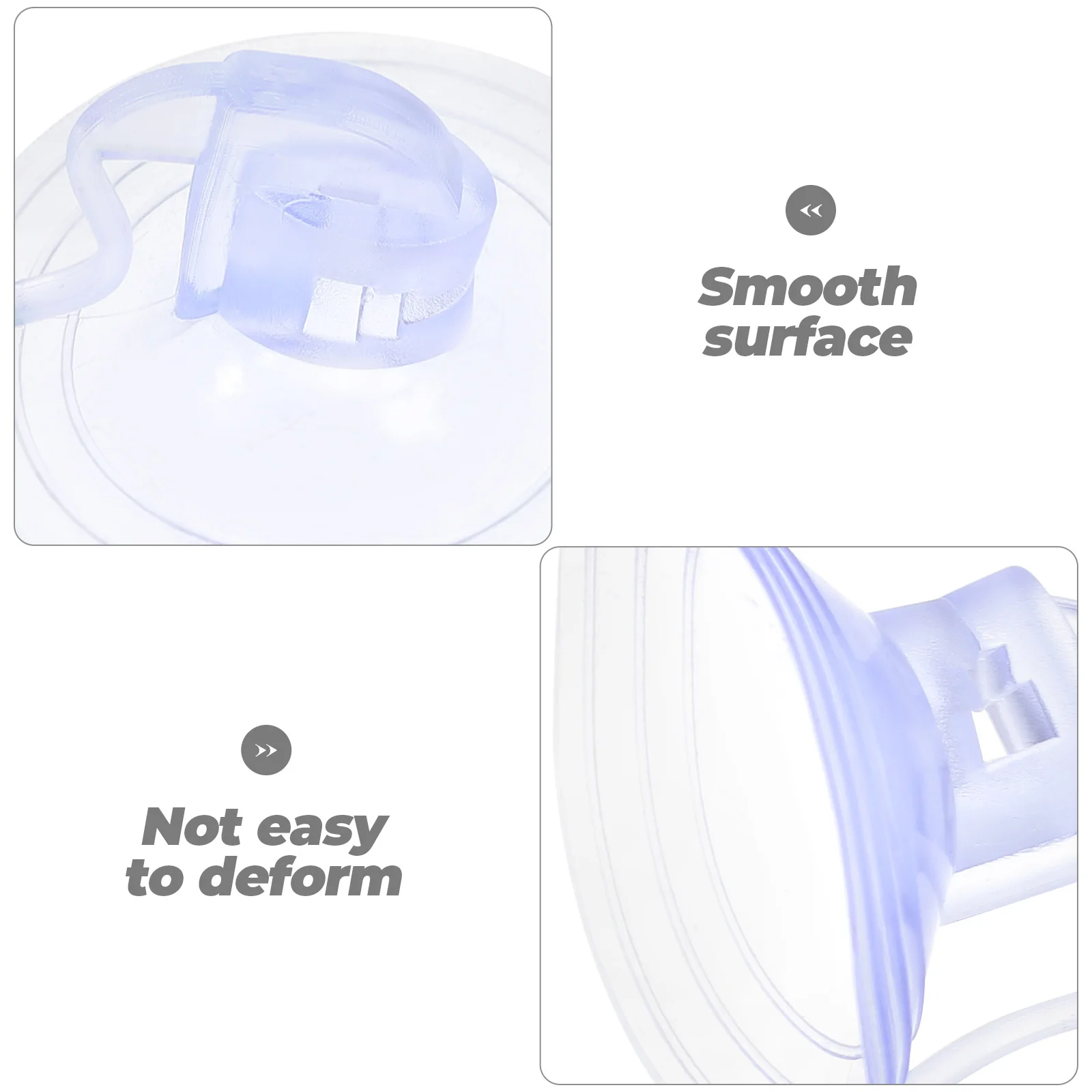 

100 Pcs Suction Cup Sun Visor Cups for Car Hook Pad Hooks Strong Adhesive Holder Window Suckers with