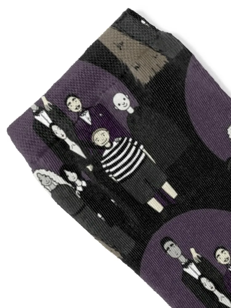 The Addams Family Socks gym christmass gift colored loose Socks Men's Women's