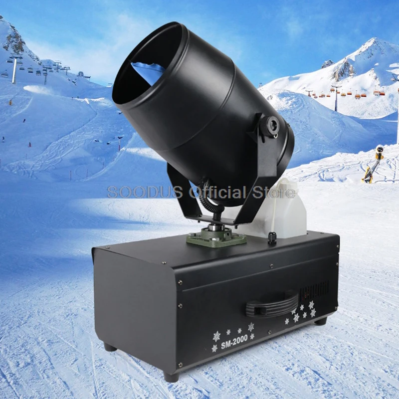 Shaking Head Snow Machine Outdoor High Power Snow Machine Professional Snow Spraying Equipment Suitable Stage Disco Party Event