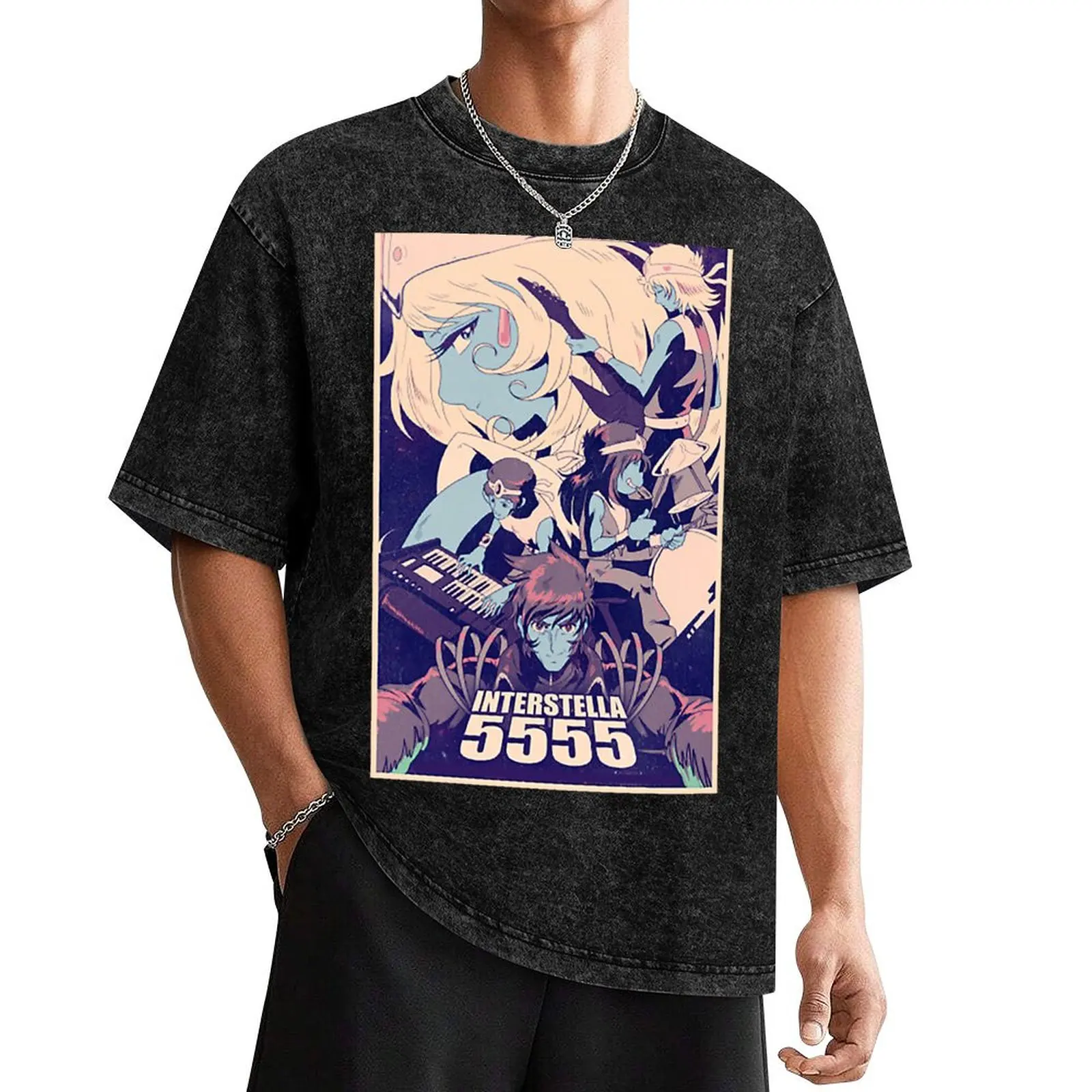 

Interstella 5555 T-Shirt graphic shirts oversized mens designer clothes