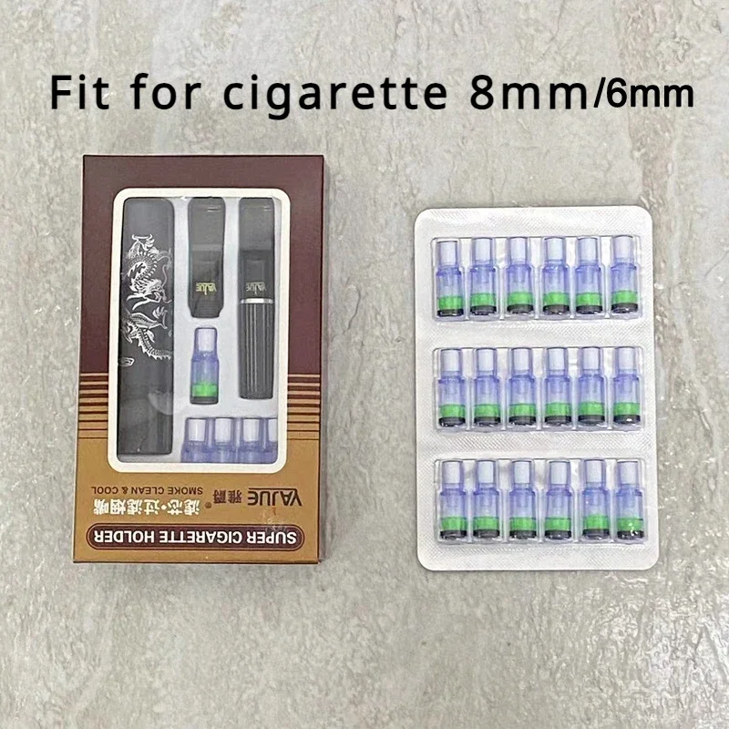 Hot Sale Tar Filtration Cigarette filter Recirculating Core Hookah Pipe Healthy Microfilter Smoke Mouthpiece Smoking Accessories