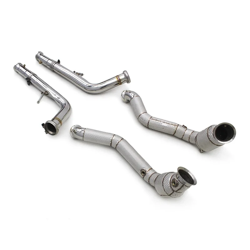 

Head Section High flow Pipes Exhaust Pipes branch downpipe Exhaust Pipe with catalyst For Mercedes-Benz G500 4.0T 2020-2023