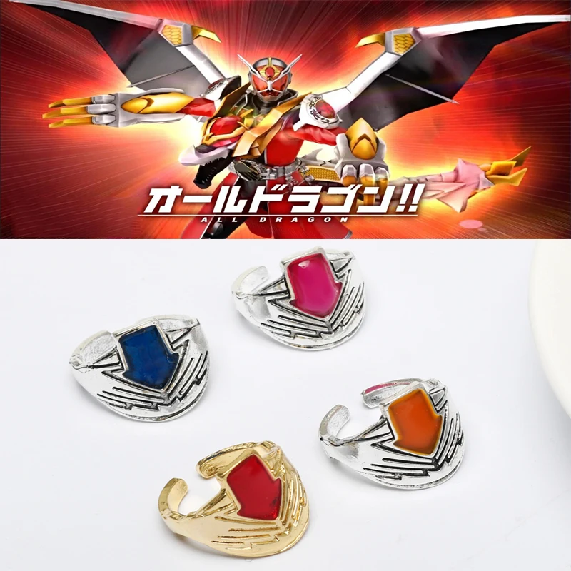 

Кольцо Kamen Rider получалка для женщин кольца Ichinose Hotaro мужские ювелирные изделия для косплея модные серебряные аксессуары унисекс безделушка