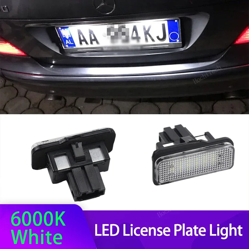 메르세데스 벤츠 E 클래스 W211 S211 CLS 클래스 W219 C 클래스 S203 SLK 클래스 R171 용 Canbus 백색 LED 라이센스 번호 플레이트 라이트
