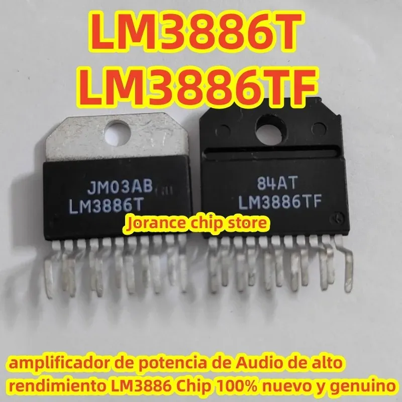Original LM3886TF ZIP-11 68W amplificador de potencia de Audio de alto rendimento LM3886 Chip 100% novo e genuíno