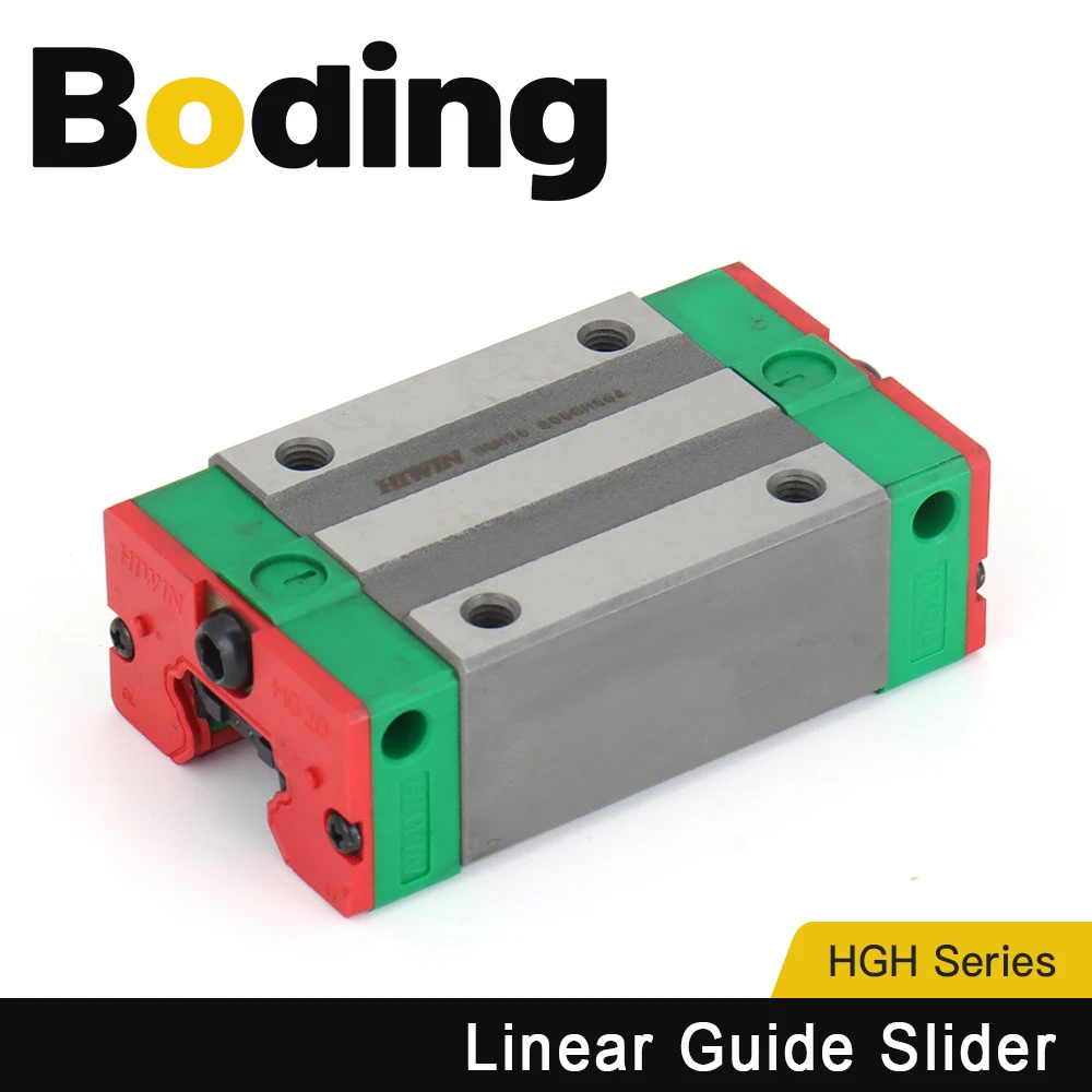 

BODING HIWIN Linear Guide Rail Slider HGH15CA 20CA 25CA 30CA Linear Rail Linea Bearing for Engraving and Cutting Machine