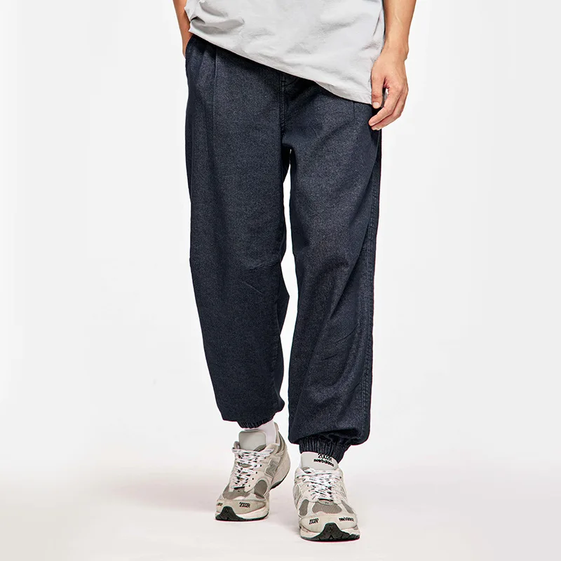 

Casual And Fashion Jogger Pants 2025 Autumn American Style Trendy Brand Men's Cargo Button Pocket Solid Color Long Pants MCOX