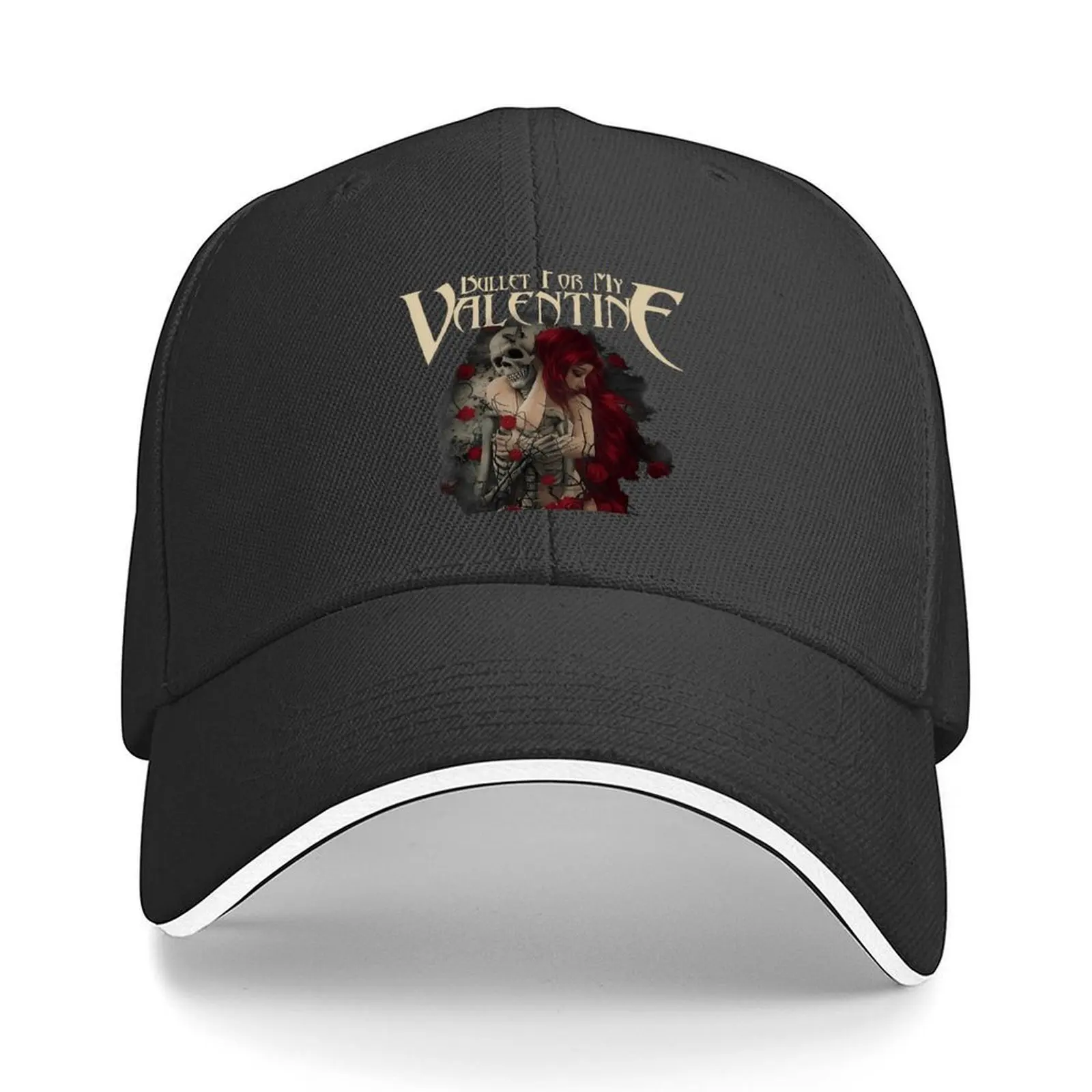 

Bullet For My Valentine Skull Red Eyes Baseball Cap Bobble Hat Sports Cap Golf Men Caps Women's
