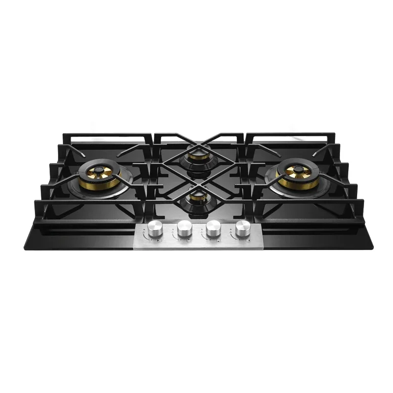 G924p Four-Eye  Stove Double Burner Household Embedded  Stove Liquefied Gas Natural Gas Stove