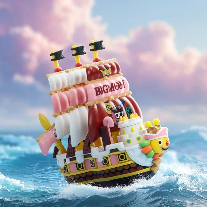 POP MART ONE PIECE the Grand Line Series Vehicles Blind Box Anime Figure Cute Doll Desktop Ornaments Collection Guess Bag Toys image 3