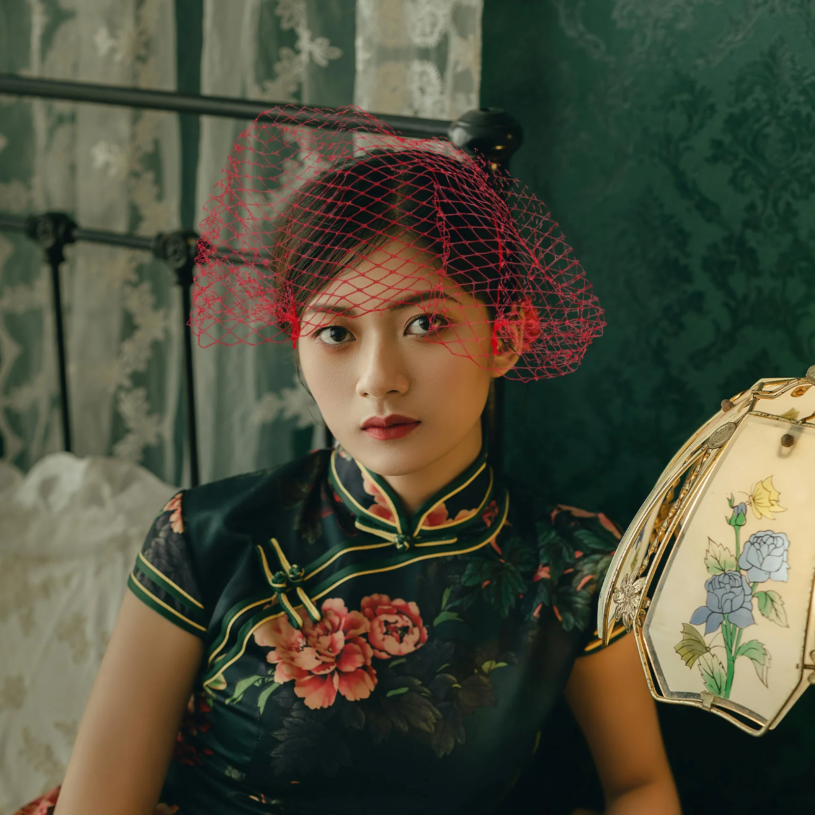 

1 Piece Tulle Net Hair Ornament for Bride Wedding Veil Headwear Elegant Bridal Accessories Prom Party Evening Event Decor