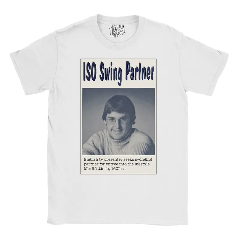 Louis Theroux T-Shirt Swinger Adult Regular Fit O-Necked T-shirt Classic T-Shirt Men's clothing