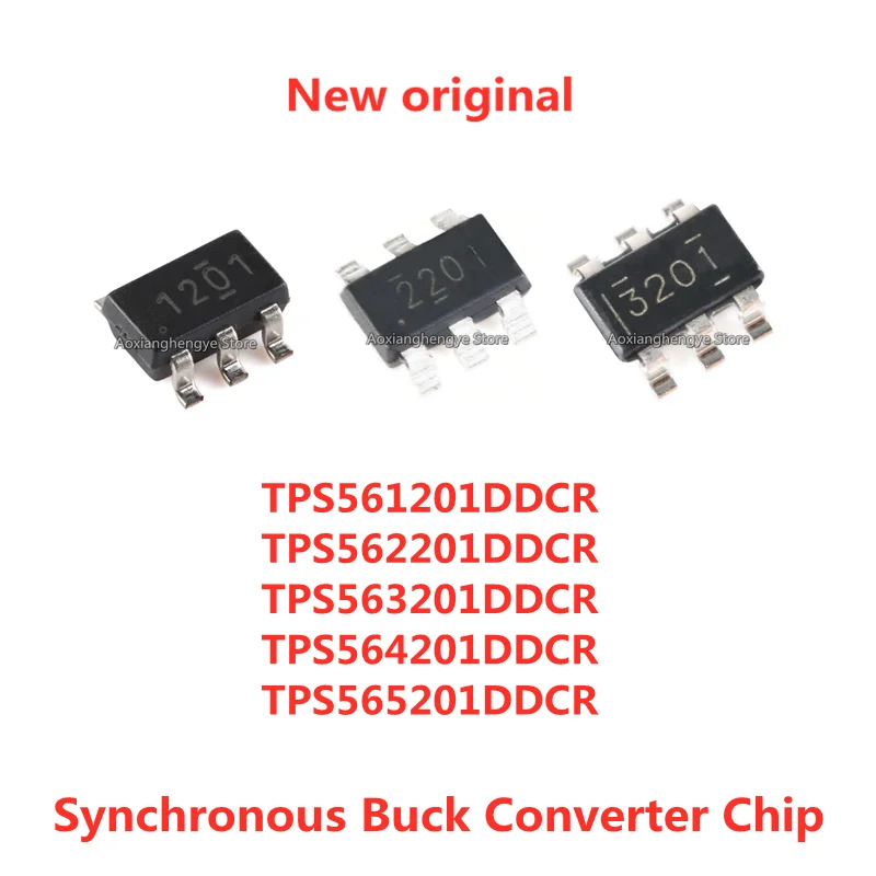 10PCS TPS561201DDCR TPS562201DDCR TPS563201DDCR TPS564201DDCR TPS565201DDCR SOT23-6 Synchronous Buck Converter Chip