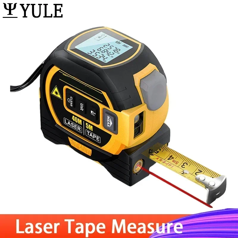 Distance Tape Electronic Intelligent Building 1 Meter Tape 3 Infrared 5m Laser Measure Rangefinder In High-precision Ruler Ruler